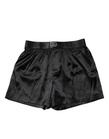 Black Logo Waist Regular Boxer Shorts Underwear