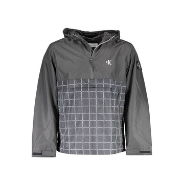 Black Polyester Men's Jacket