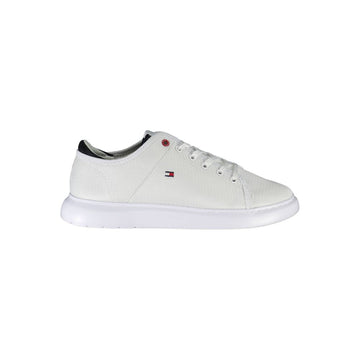 White Polyester Sneaker