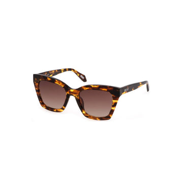 Brown Plastic Women Sunglass