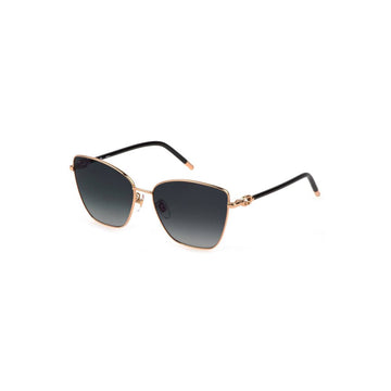 Gold Metal Women Sunglass