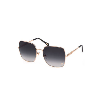 Gold Metal Women Sunglass