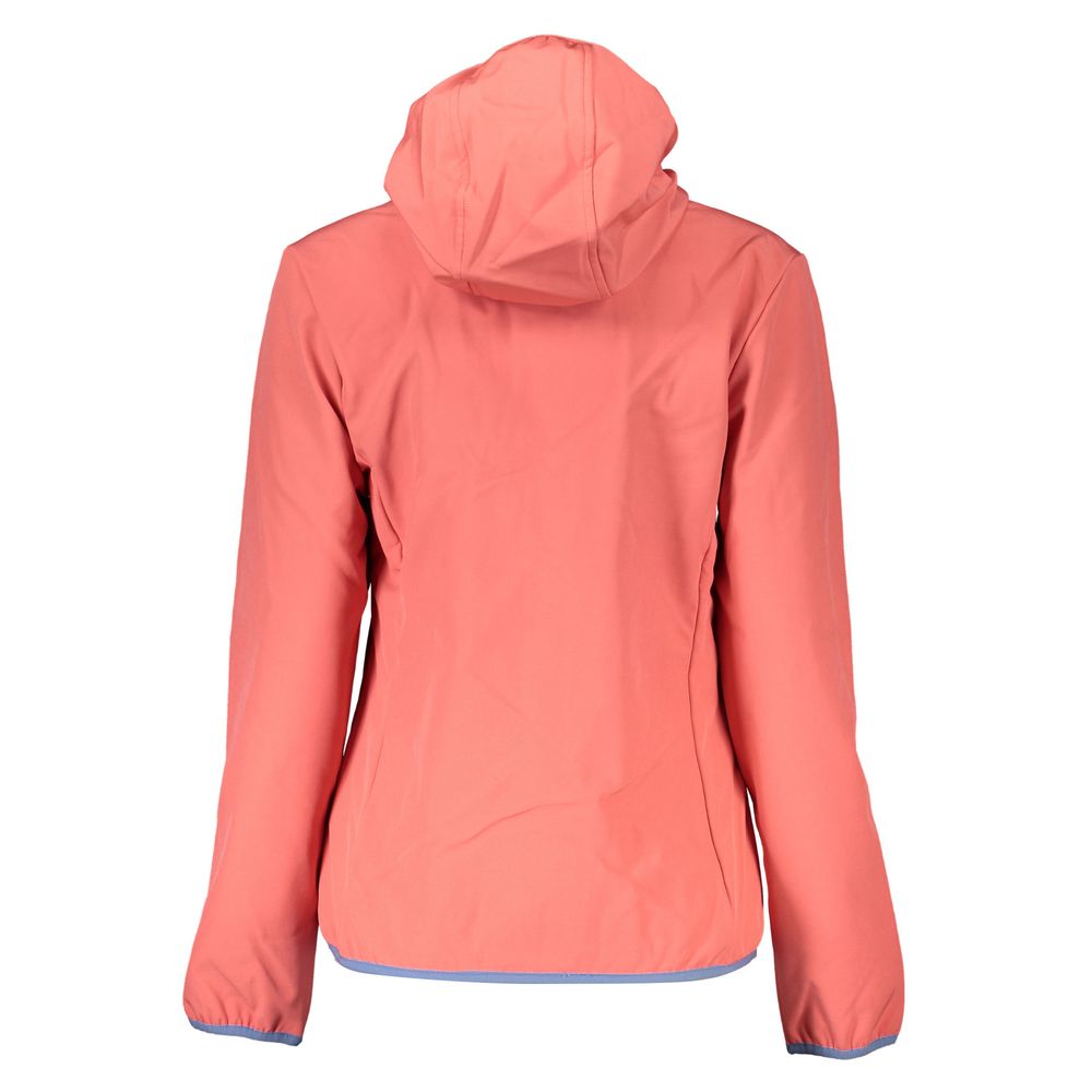 Pink Polyester Jackets & Coat