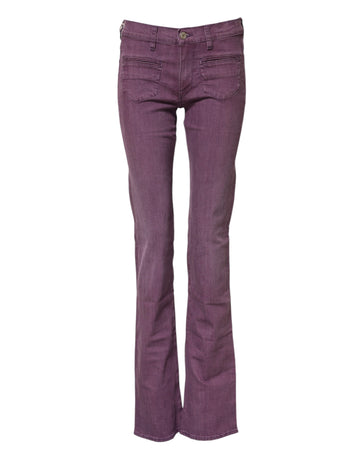 Brown High Waisted Flared Cut Pants