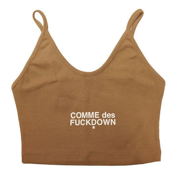 Brown Cotton Women Crop Top
