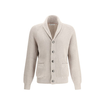Beige Cotton Cardigan