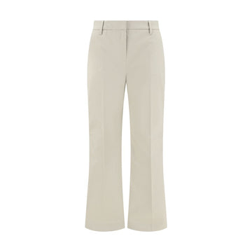 Sandy Beige Cotton Pants