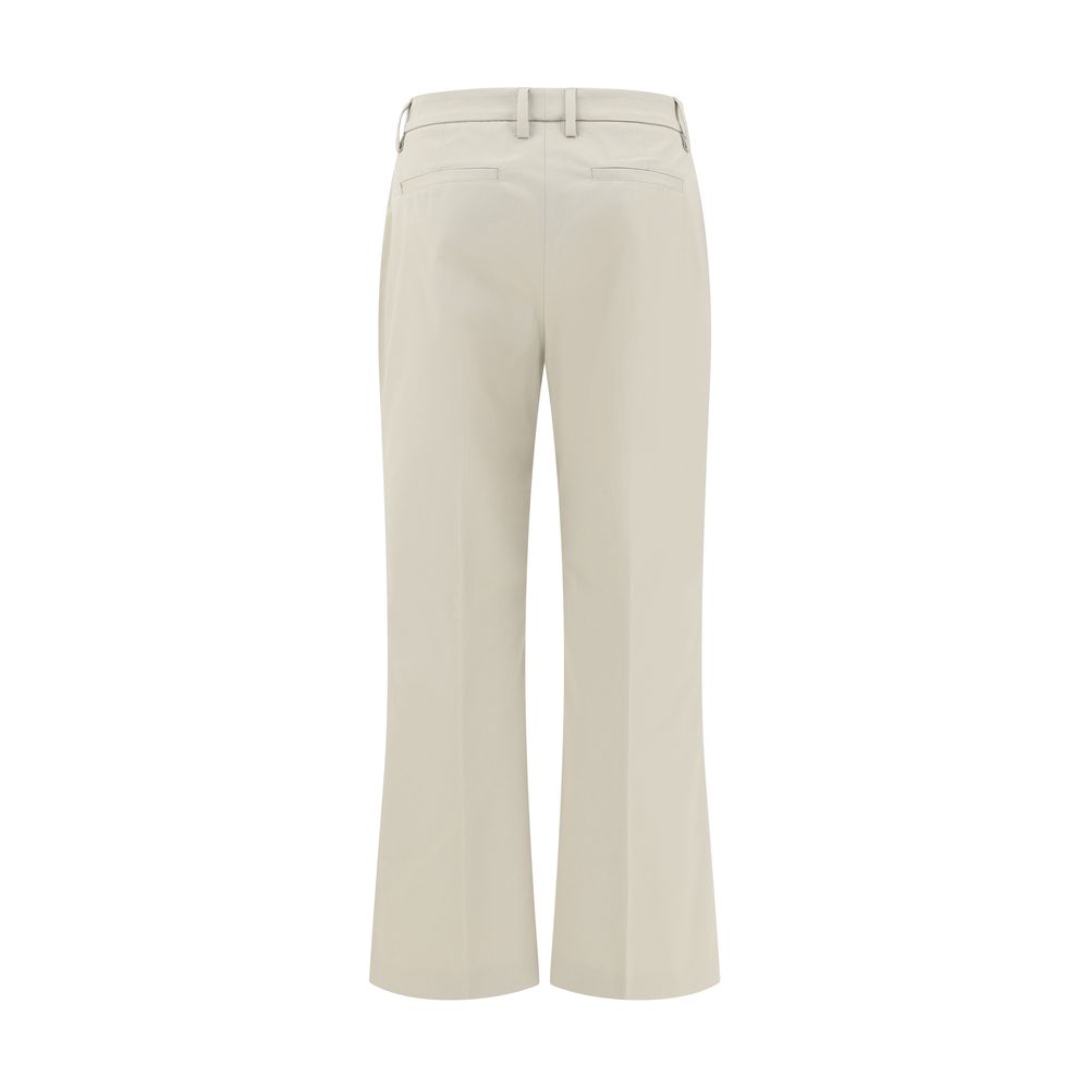 Sandy Beige Cotton Pants