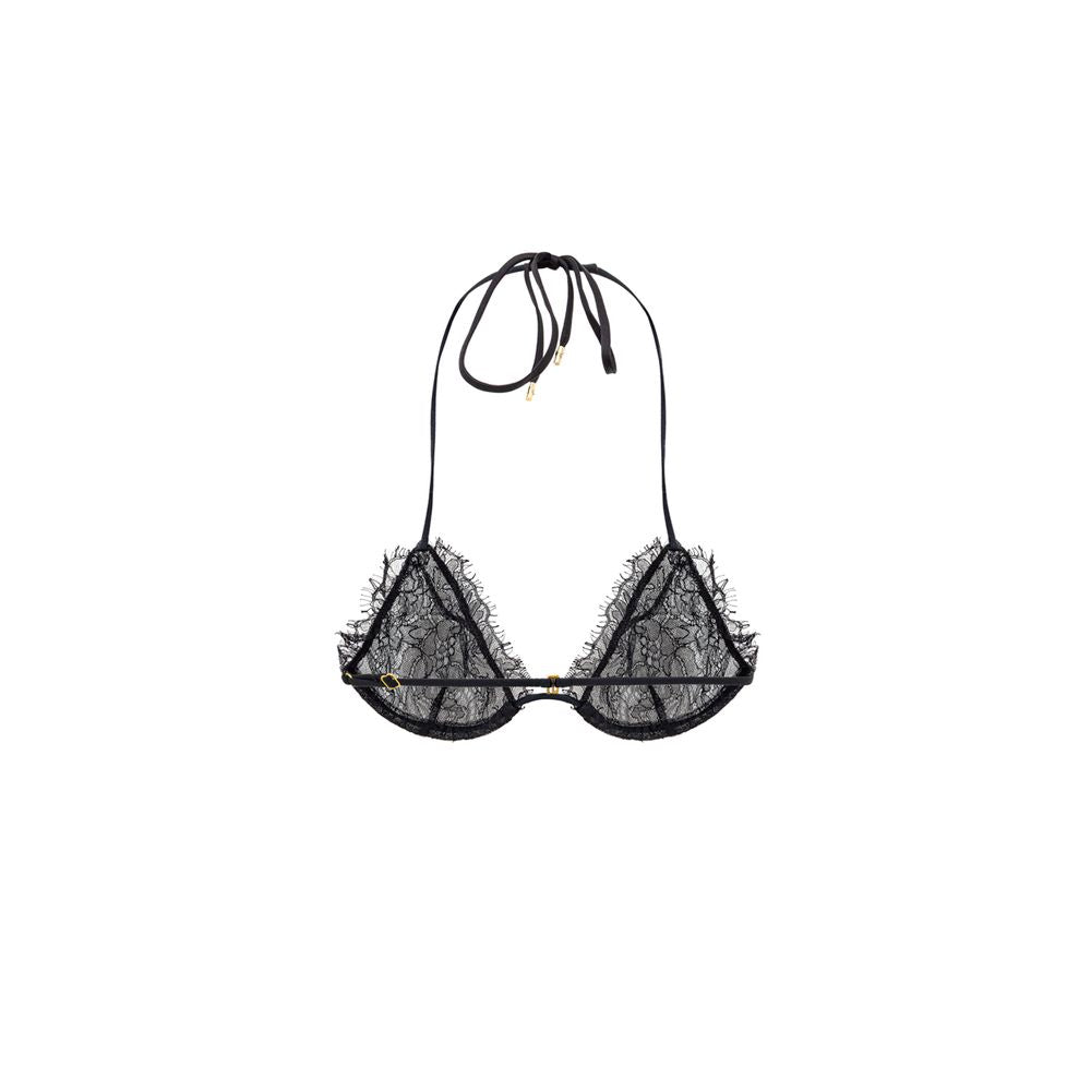 Black Polyamide Bra