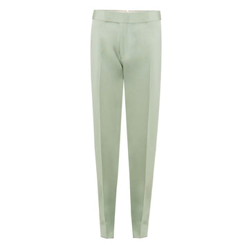Green Viscose Chino Pants