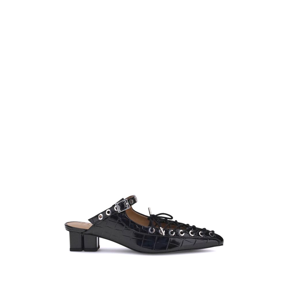 Black Polyethylene Mules