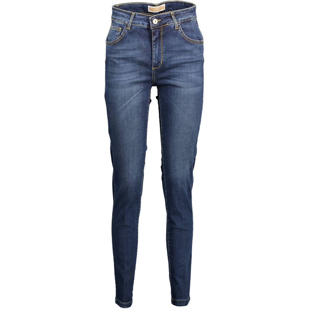 Blue Cotton Women Jean