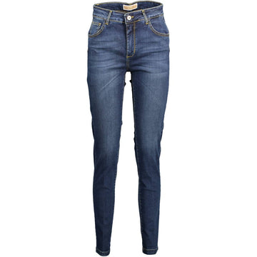 Blue Cotton Women Jean