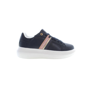 Blue Polyester Sneaker