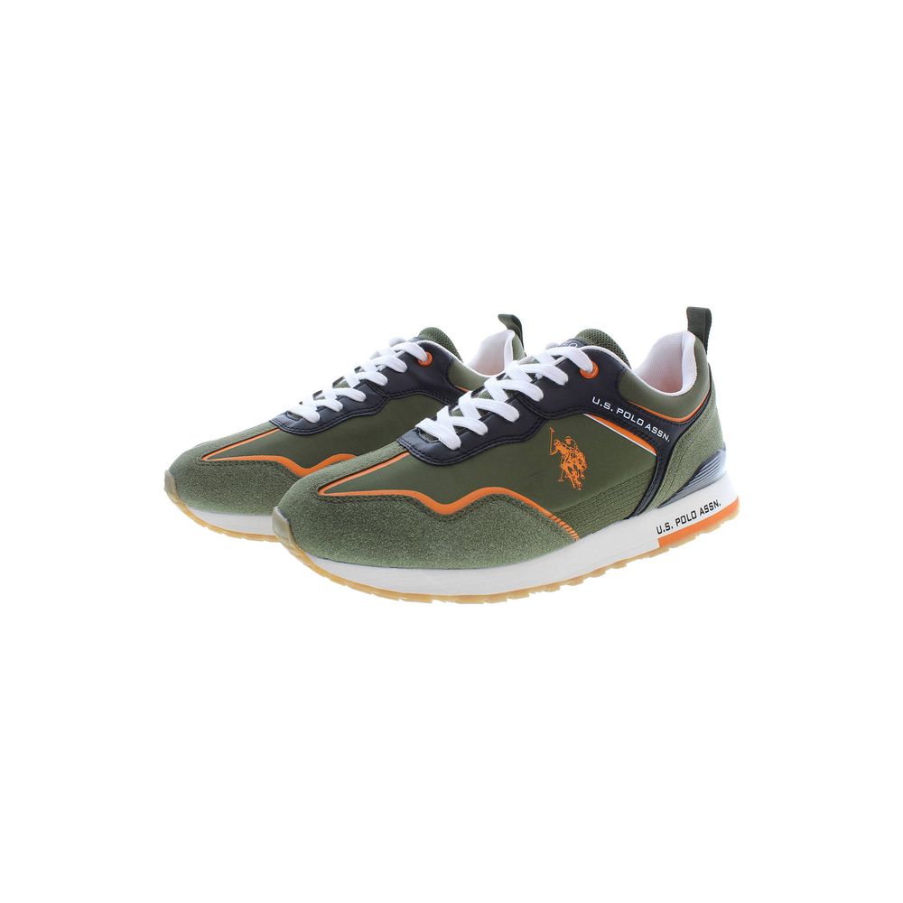 Green Polyester Sneaker
