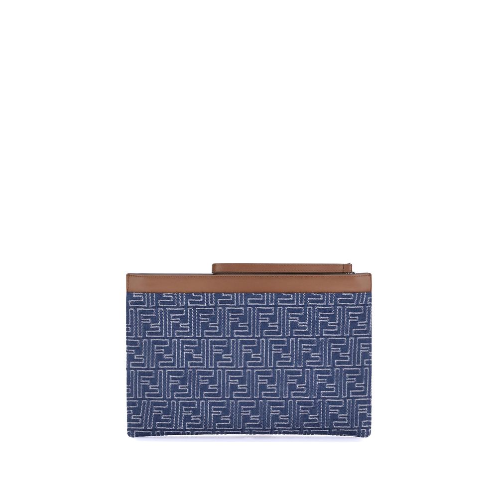 Fendi denim Pouch