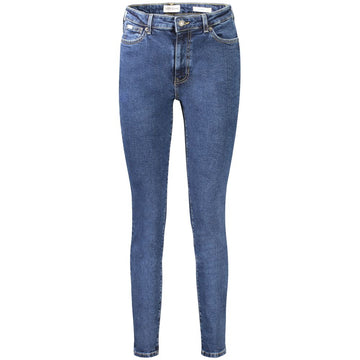 Blue Cotton Women Jeans