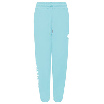 Blue Cotton Women Sweatpant
