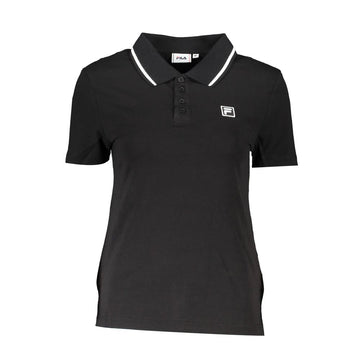 Black Cotton Polo Shirt