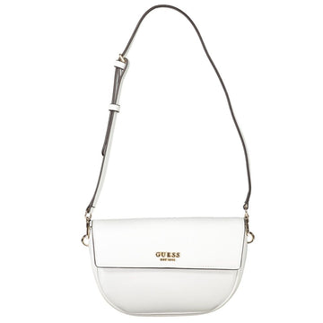 White Polyethylene Women Handbag