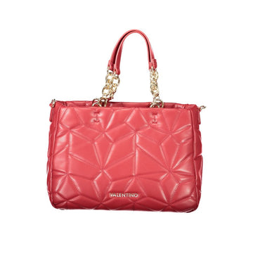 Red Polyethylene Women Handbag