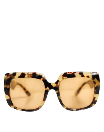 Black Yellow Havana Leopard Square Shades Sunglasses