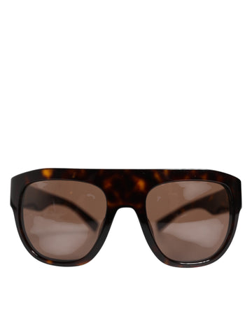 Dark Brown Havana DG4398F Square Frame Eyewear Sunglasses