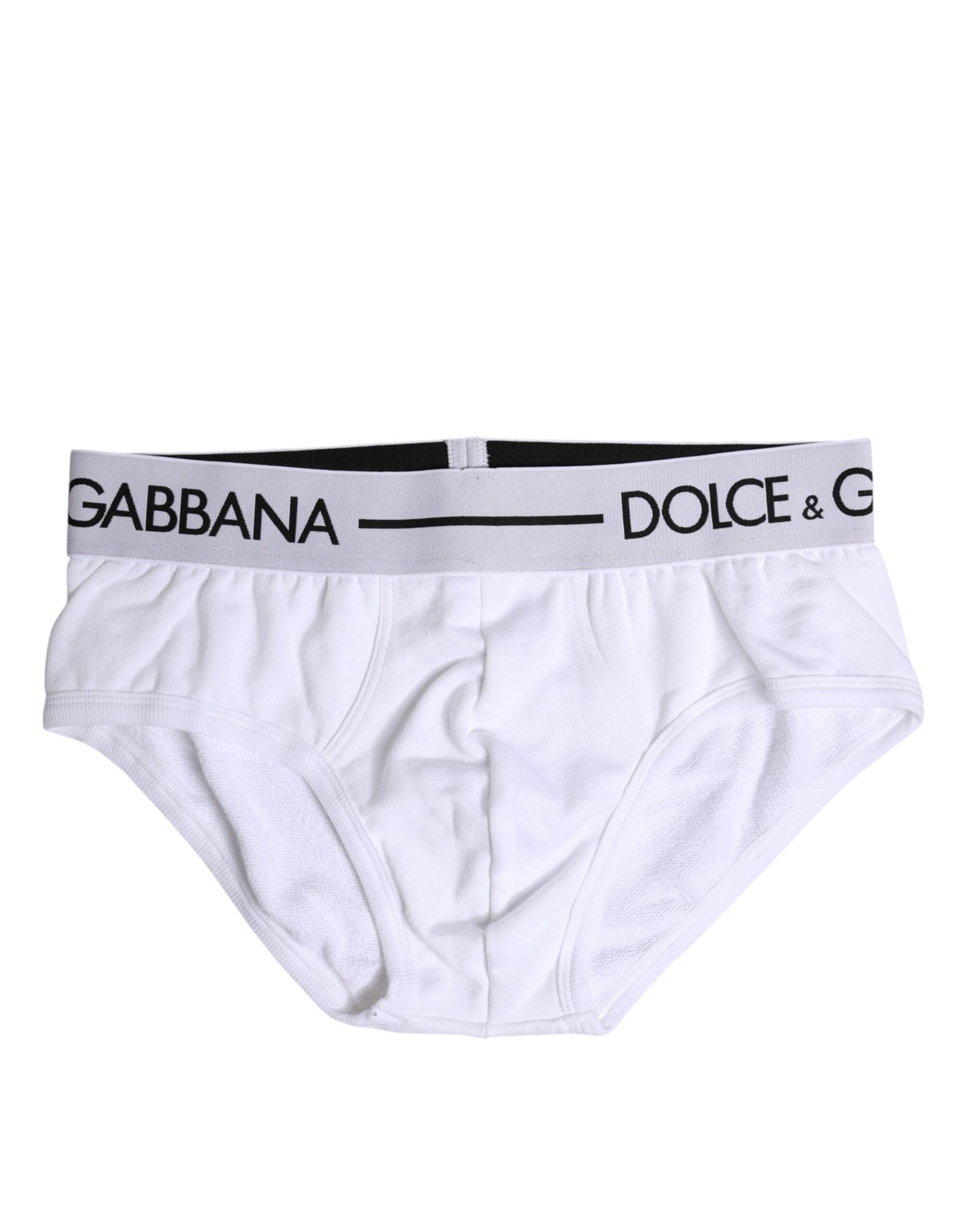 White Cotton Stretch Regular Brief Underwear