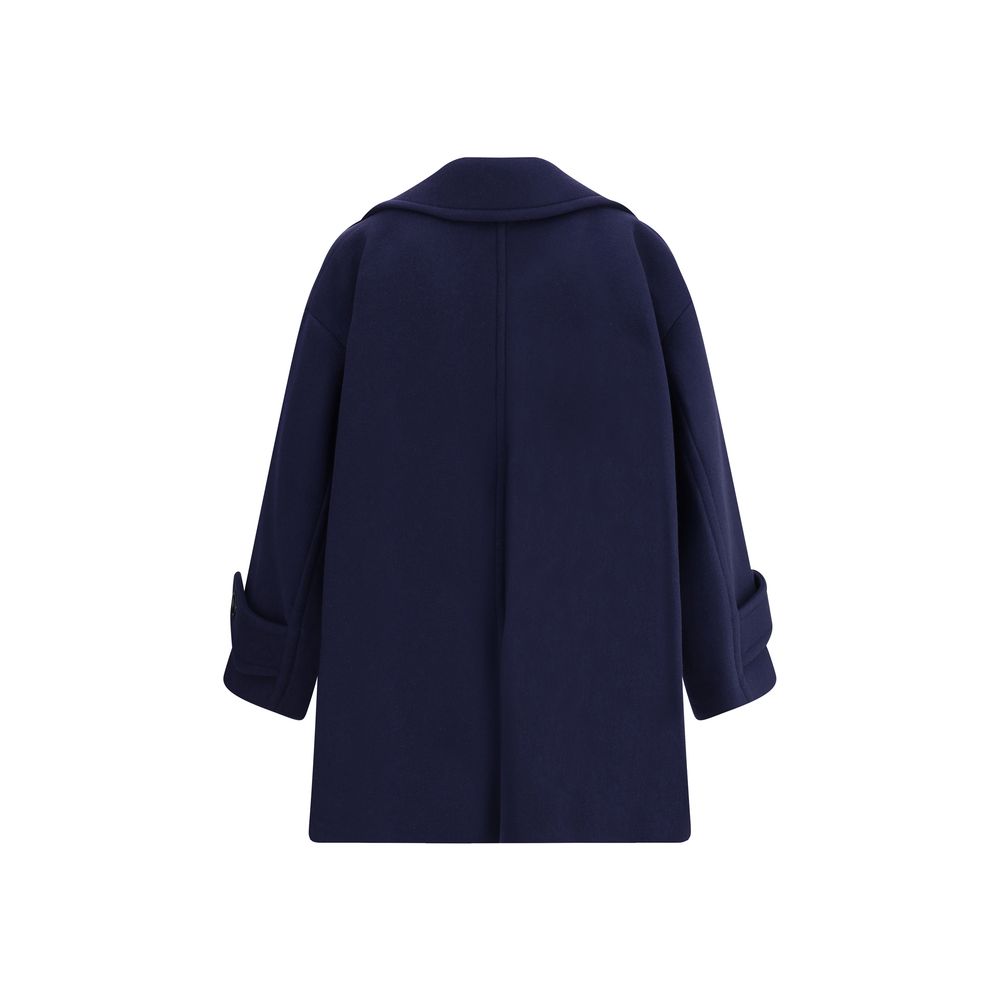 Oversized double breasted wool Coat