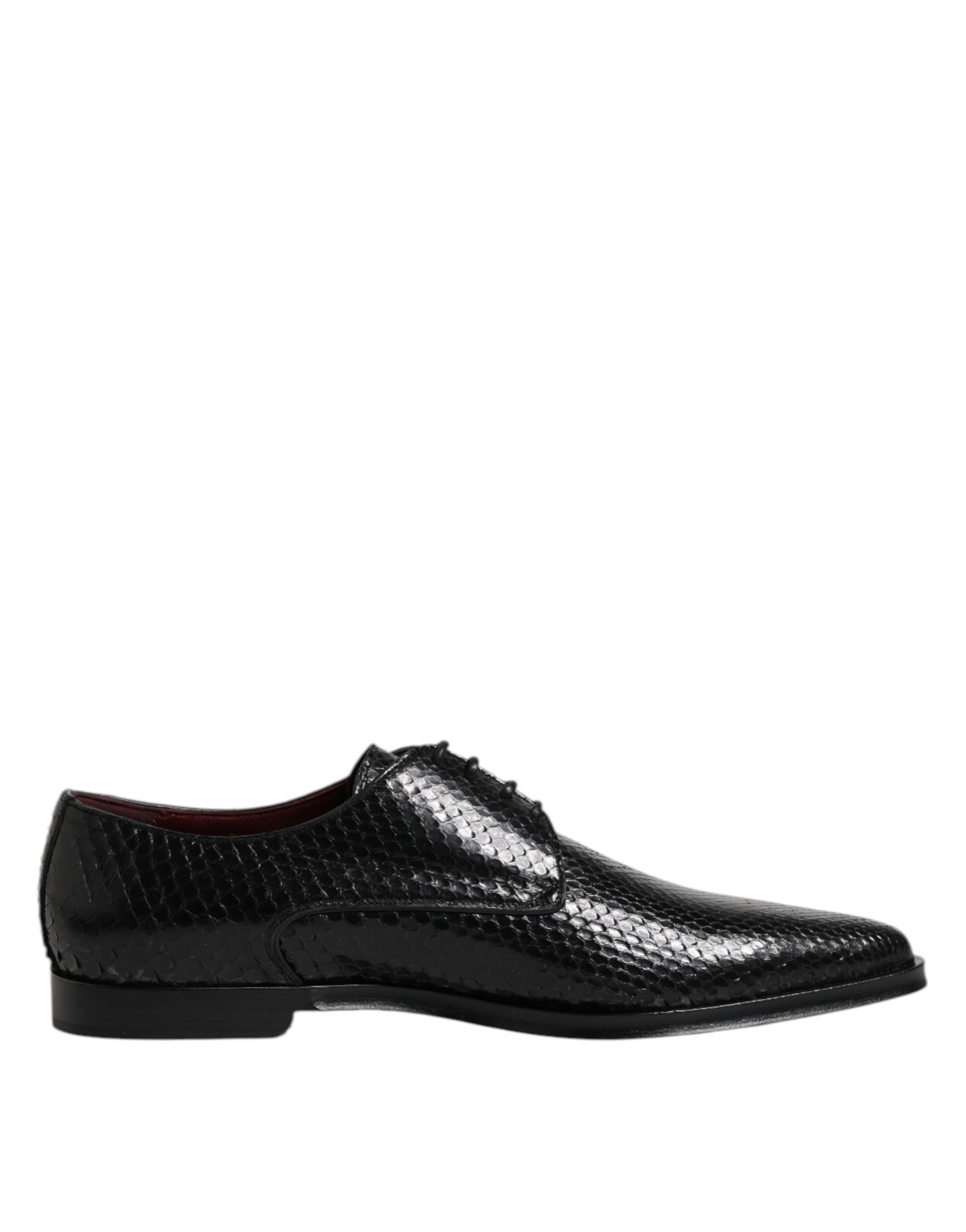 Black Leather Lace Up Dress Men Derby Shoes