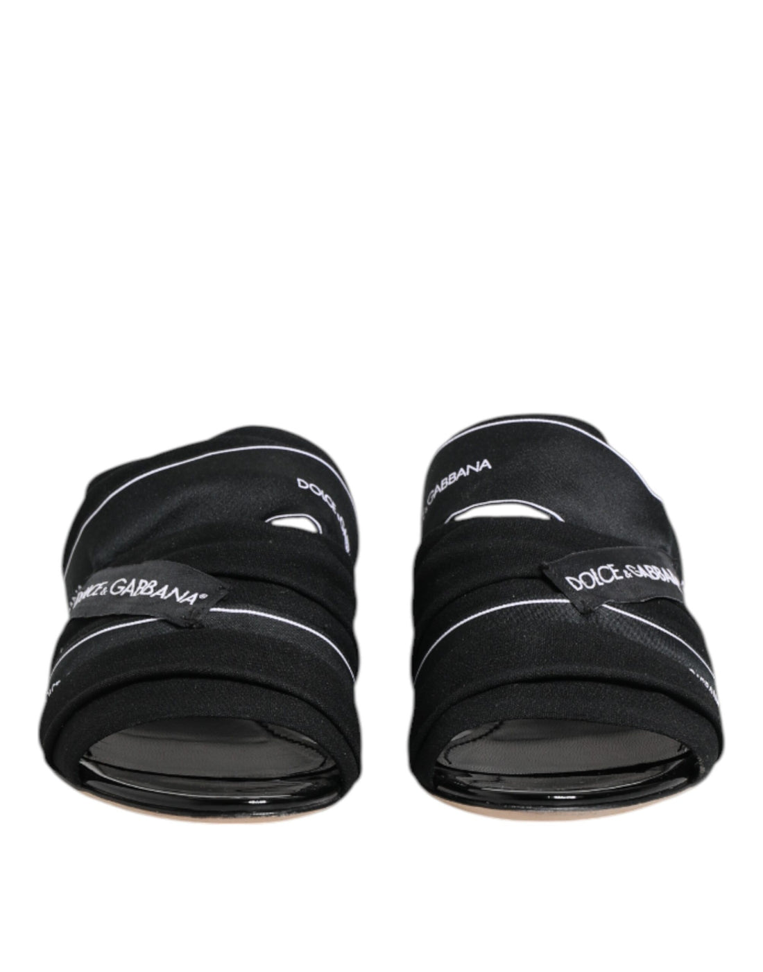 Black Slides Slip On Sandals Shoes