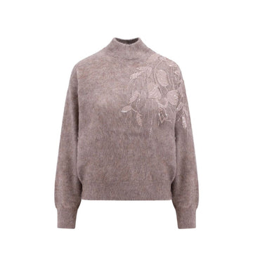 Beige Cashmere Sweatshirt