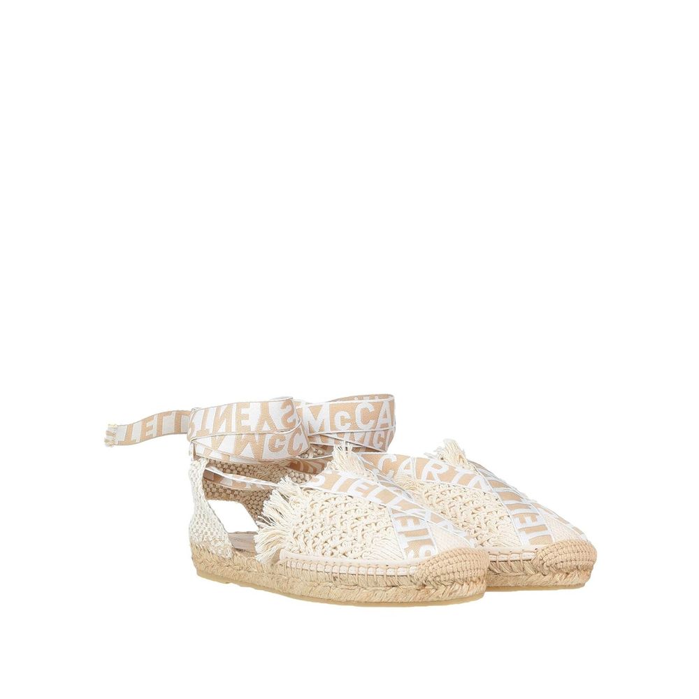 Beige Canvas Espadrilles
