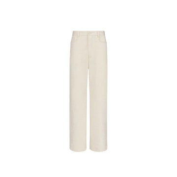 White Cashmere Chino Pants