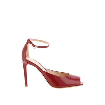 Red Calfskin High Heel Pumps