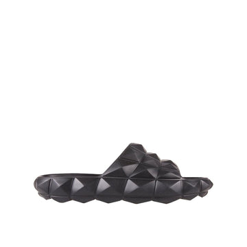Black Rubber Slippers