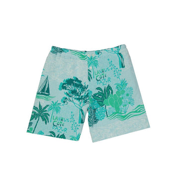 Green Cotton Short And Mini Shorts