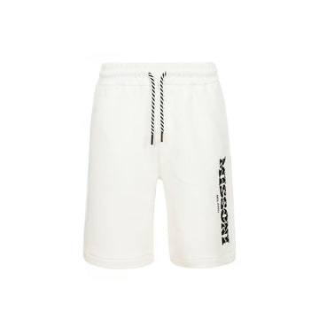 White Cotton Shorts