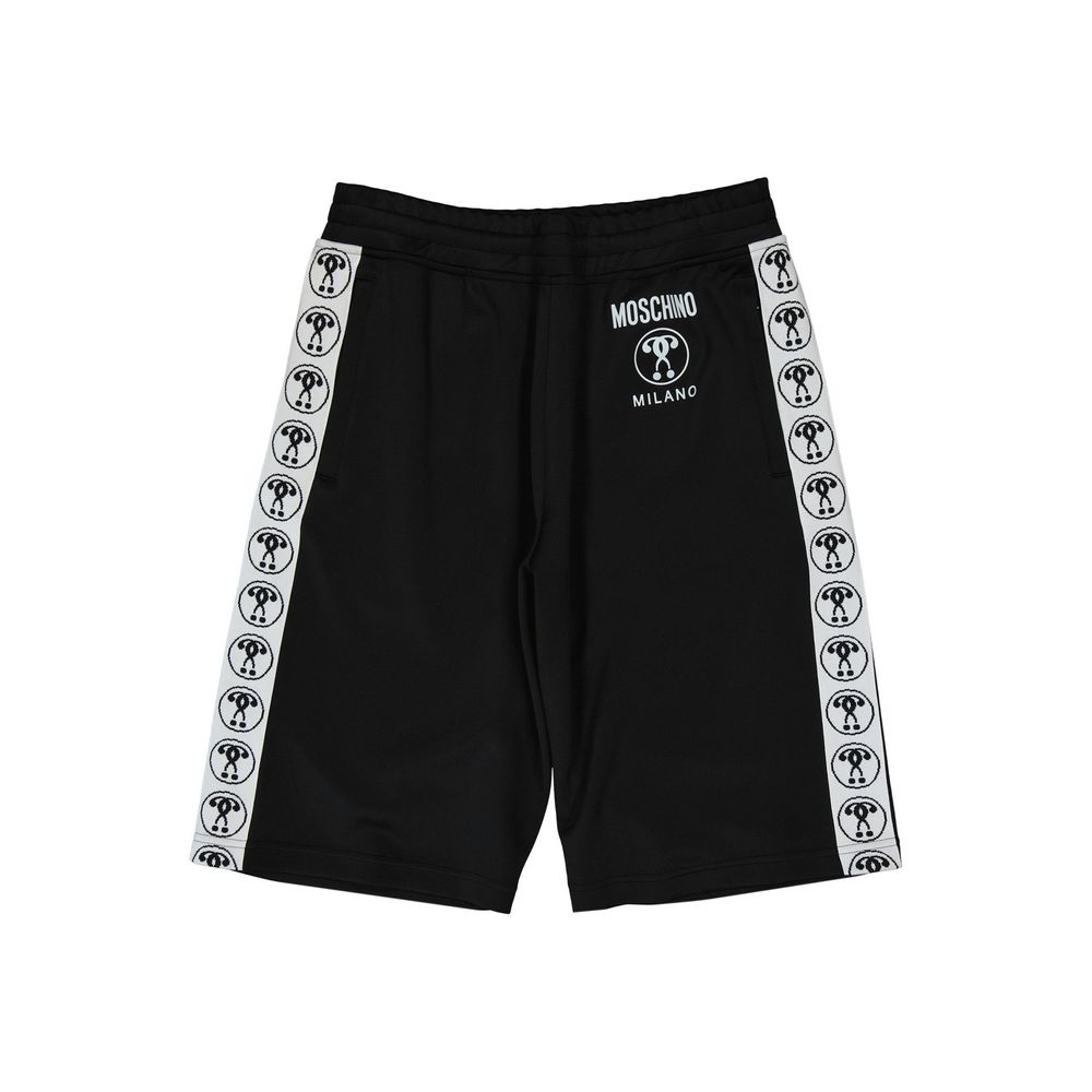 Black Elastane Shorts