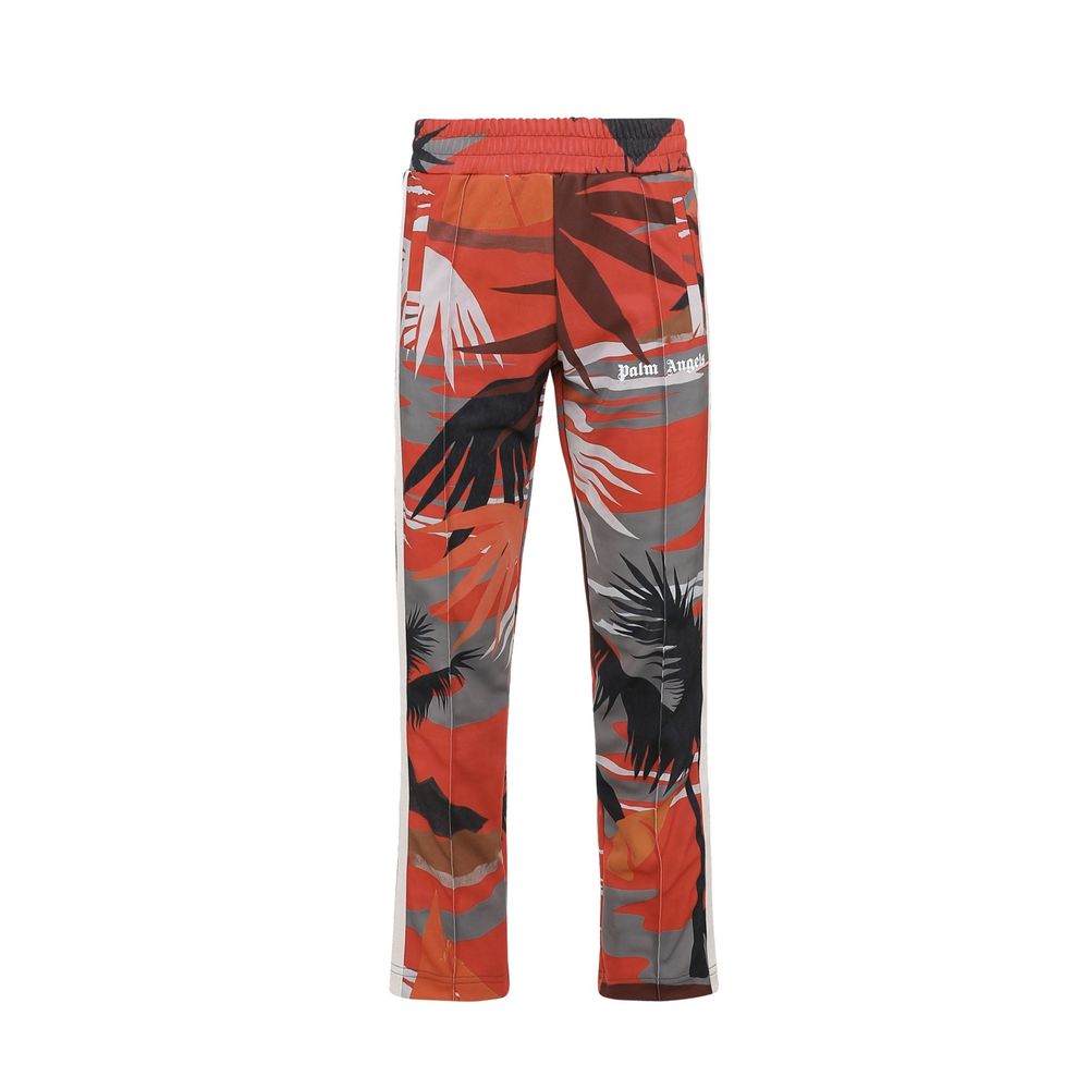 Red Polyester Joggers (Workout Pants)