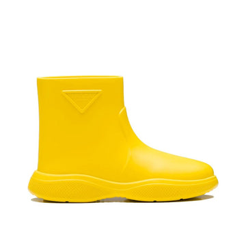 Yellow Rubber Rain Boots