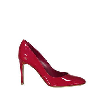 Red Calfskin High Heel Pumps