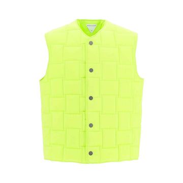 Green Polyamide Sleveless Jacket