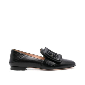 Black Calfskin Slip-On Loafers