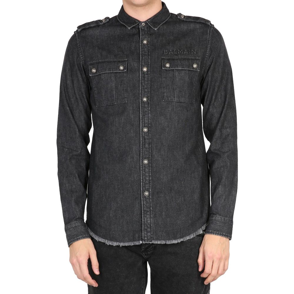 Black Denim Shirt