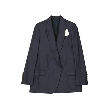 Blue Virgin Wool Blazer
