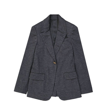 Gray Wool Blazer