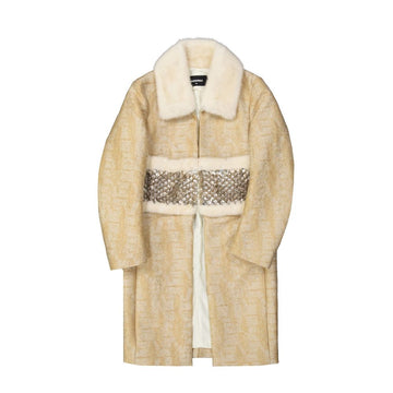 Beige Polyamide Coat