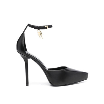 Black Calfskin High Heel Pumps