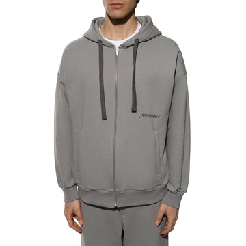 Gray Cotton Men's Sweatshirt